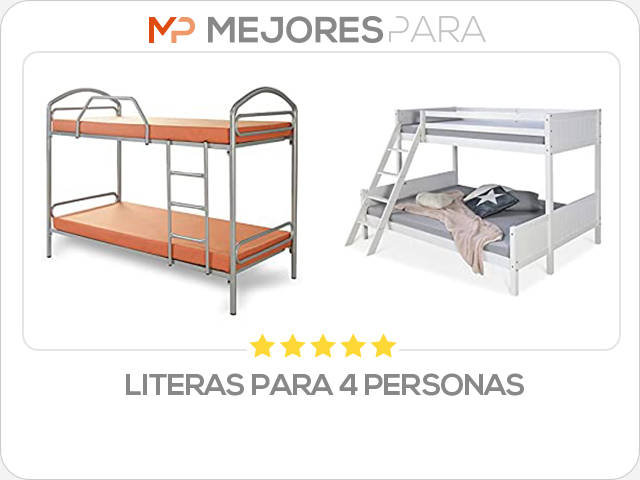 literas para 4 personas