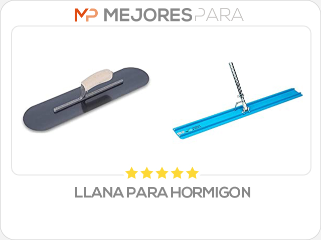 llana para hormigon