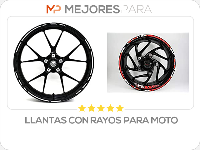 llantas con rayos para moto