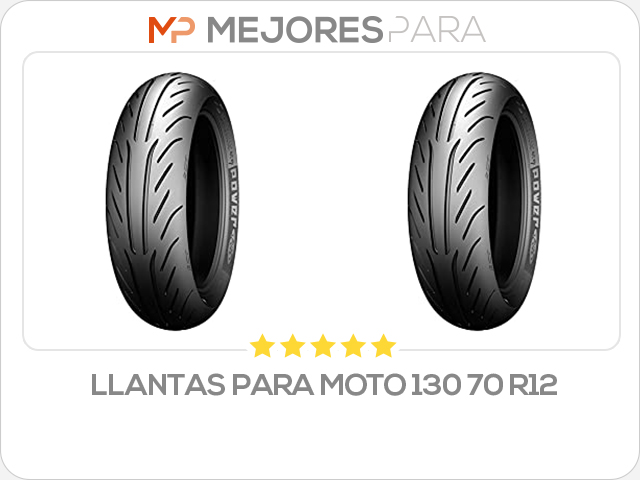 llantas para moto 130 70 r12