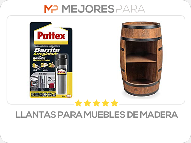 llantas para muebles de madera