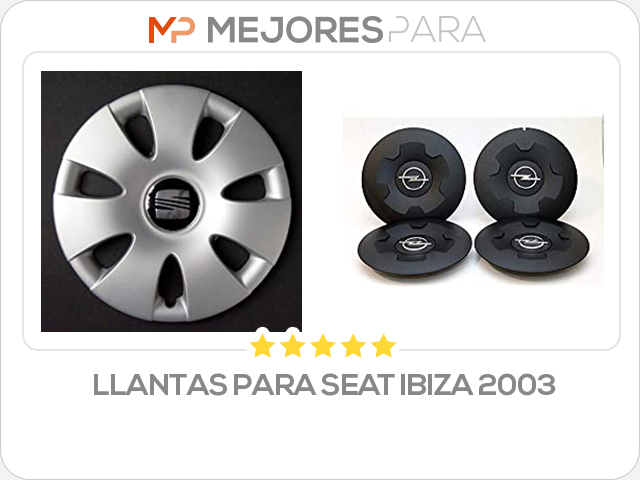 llantas para seat ibiza 2003