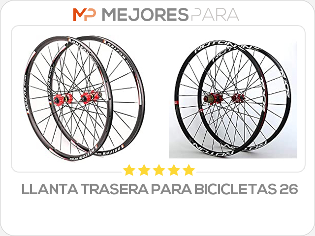 llanta trasera para bicicletas 26