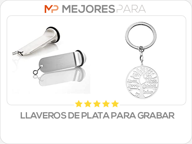 llaveros de plata para grabar