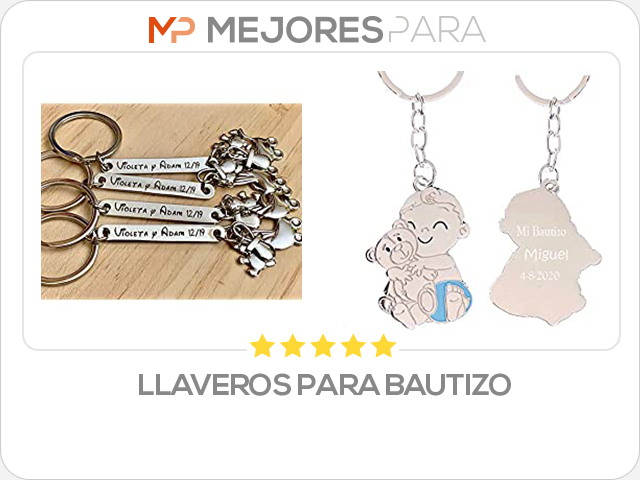 llaveros para bautizo