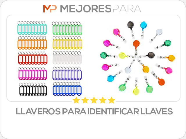 llaveros para identificar llaves