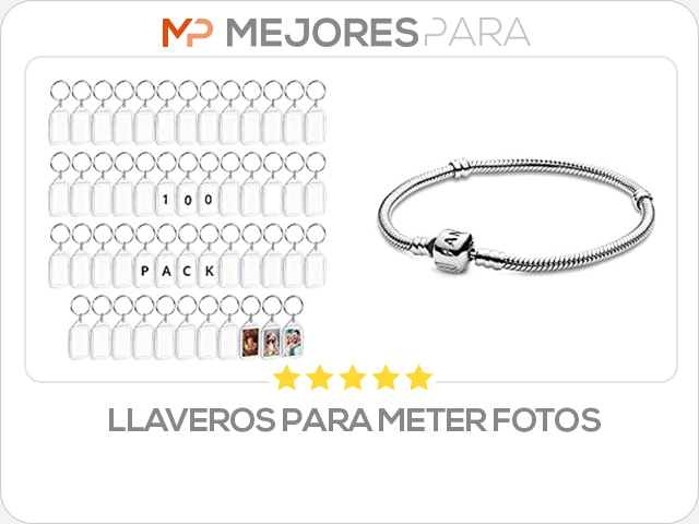 llaveros para meter fotos