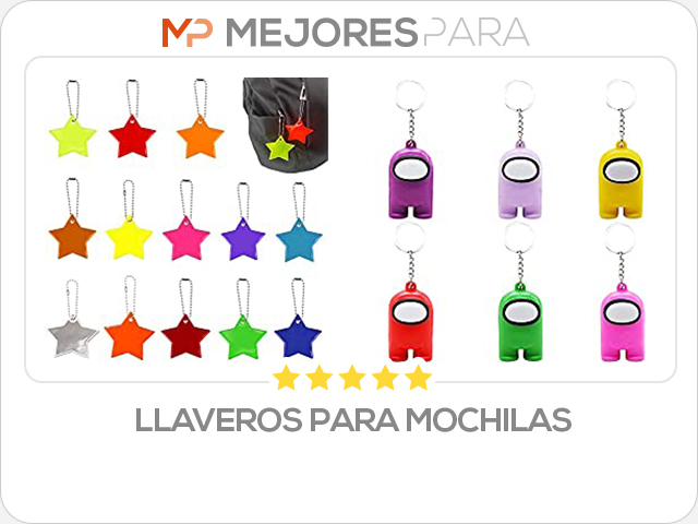 llaveros para mochilas