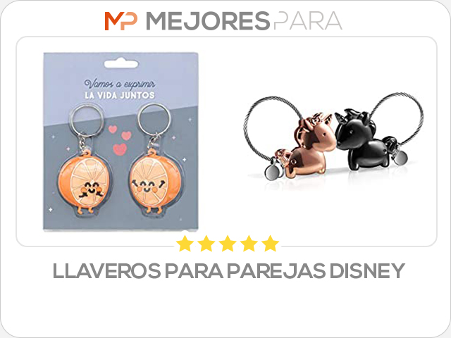 llaveros para parejas disney