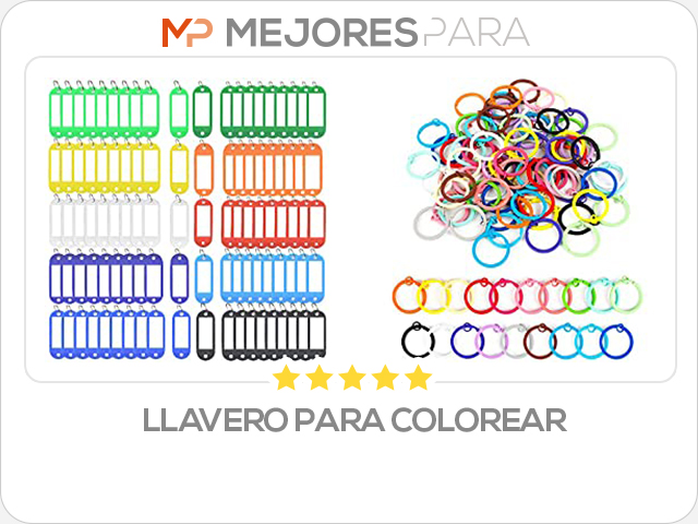 llavero para colorear