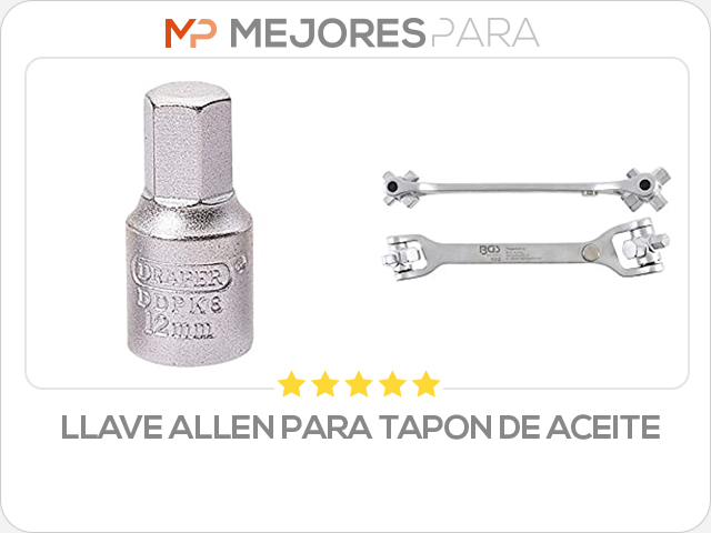 llave allen para tapon de aceite