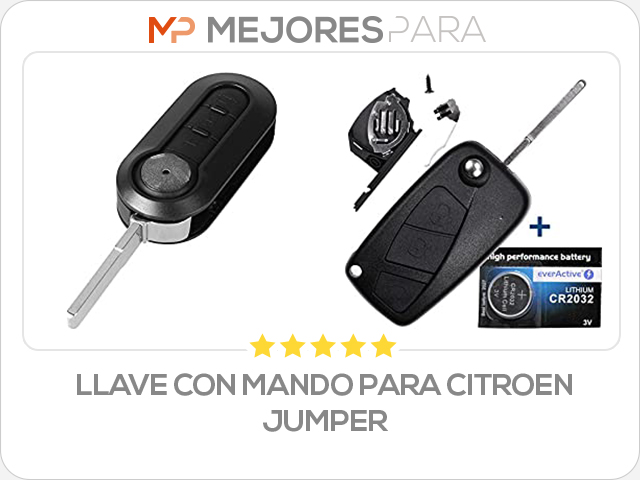 llave con mando para citroen jumper