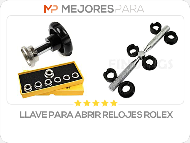 llave para abrir relojes rolex