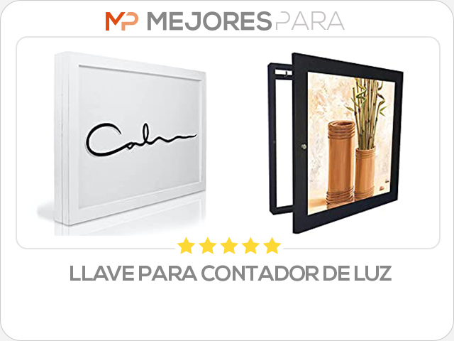 llave para contador de luz