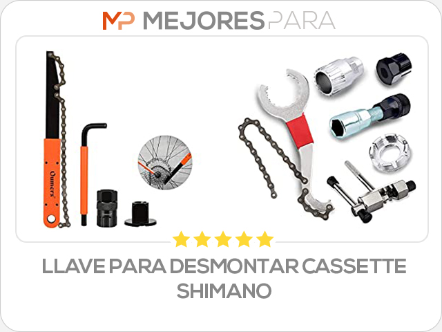 llave para desmontar cassette shimano