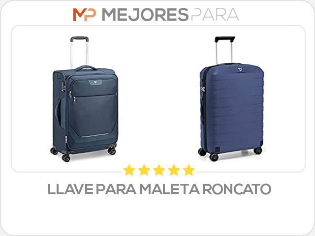 llave para maleta roncato