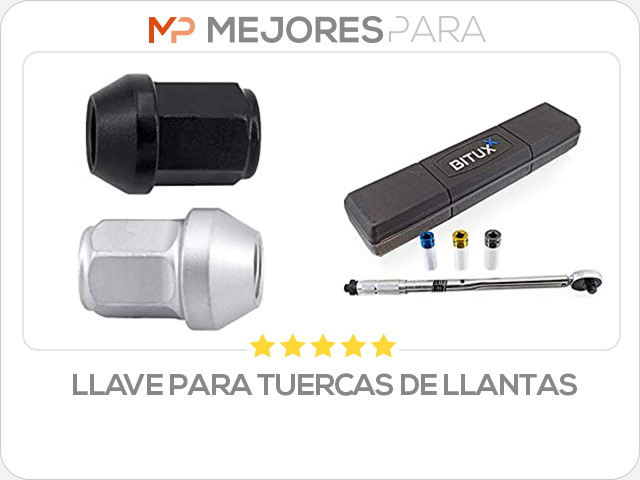 llave para tuercas de llantas