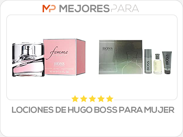 lociones de hugo boss para mujer