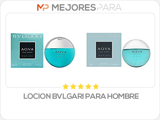 locion bvlgari para hombre