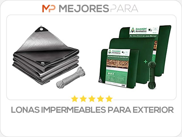 lonas impermeables para exterior