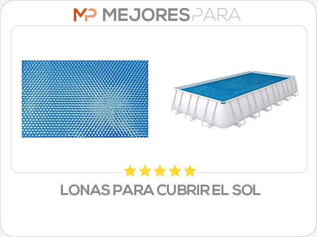 lonas para cubrir el sol