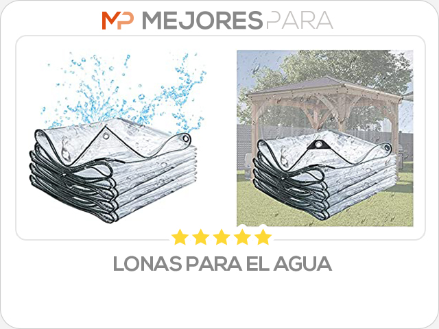 lonas para el agua