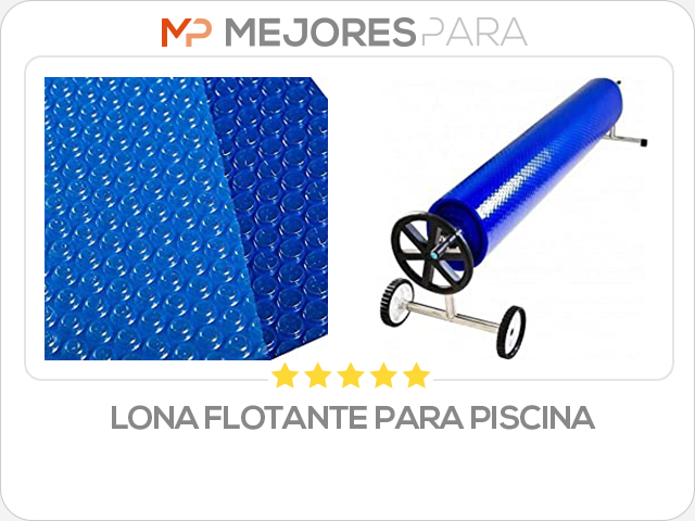 lona flotante para piscina