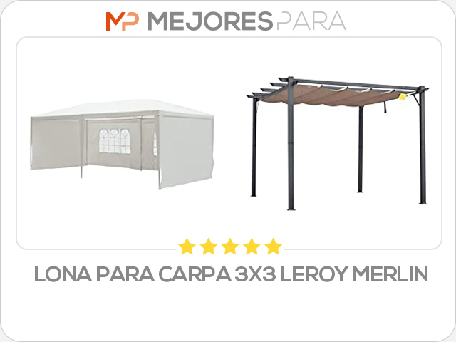 lona para carpa 3x3 leroy merlin