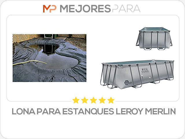 lona para estanques leroy merlin