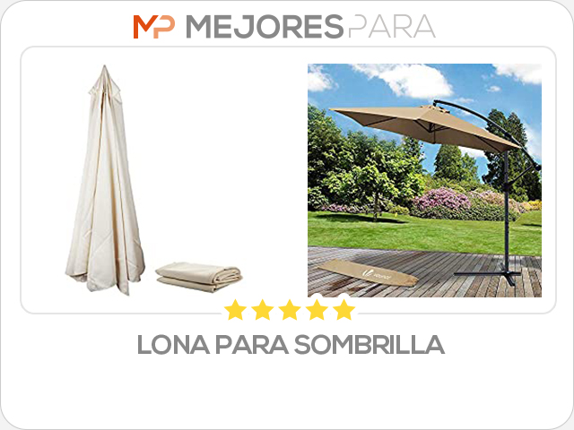 lona para sombrilla