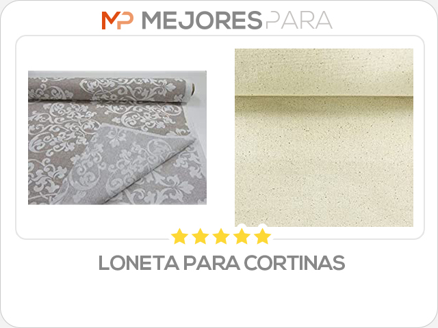 loneta para cortinas