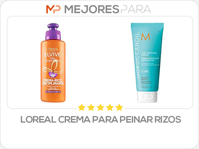 loreal crema para peinar rizos