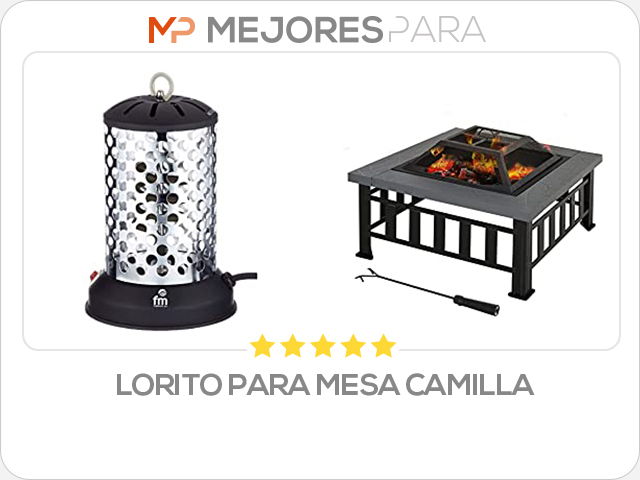 lorito para mesa camilla