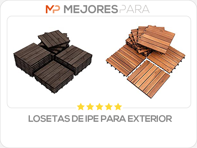 losetas de ipe para exterior