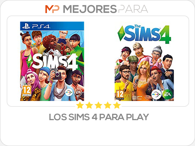 los sims 4 para play