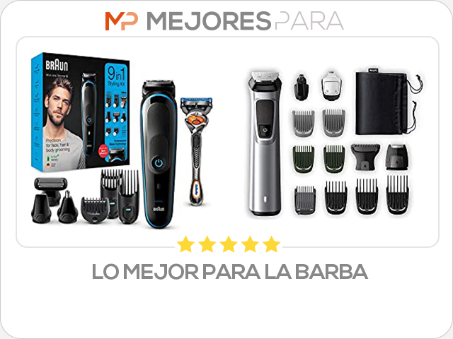 lo mejor para la barba