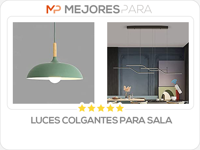 luces colgantes para sala