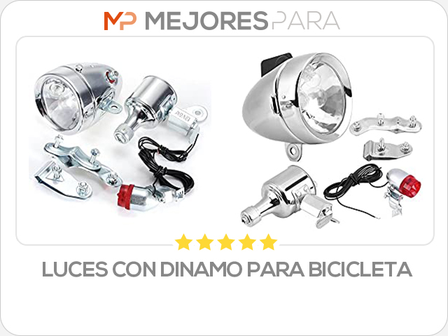 luces con dinamo para bicicleta