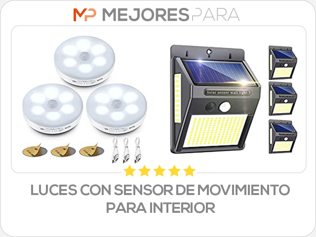 luces con sensor de movimiento para interior