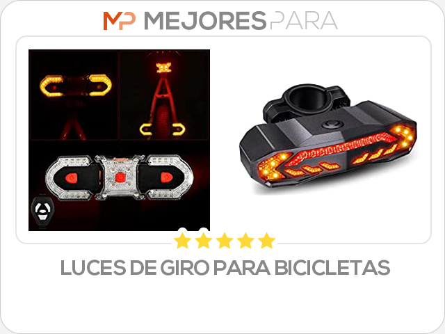 luces de giro para bicicletas