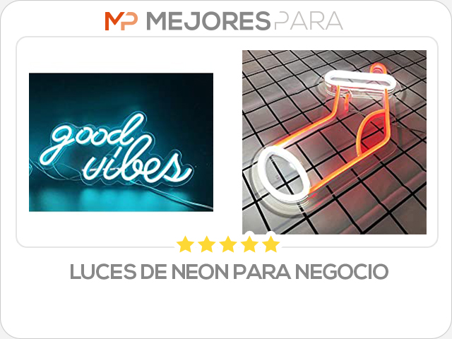 luces de neon para negocio