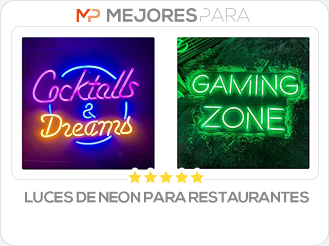 luces de neon para restaurantes