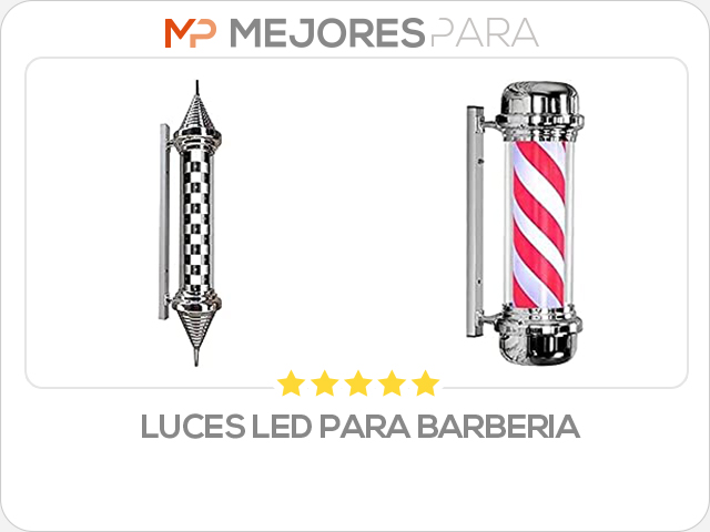 luces led para barberia