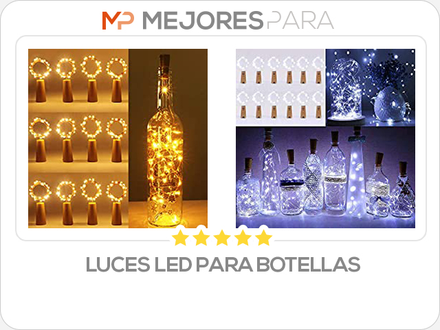 luces led para botellas