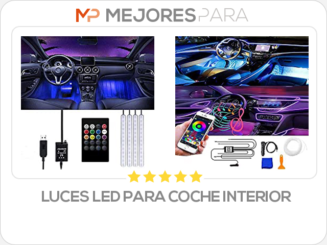 luces led para coche interior