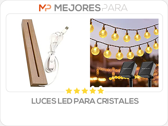 luces led para cristales