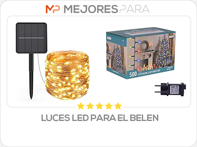 luces led para el belen