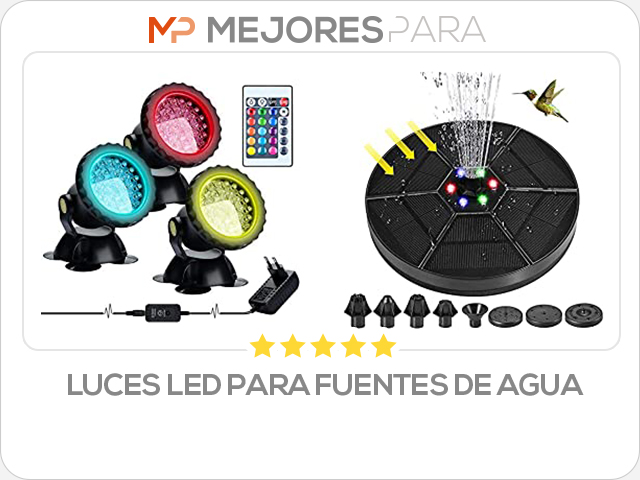 luces led para fuentes de agua