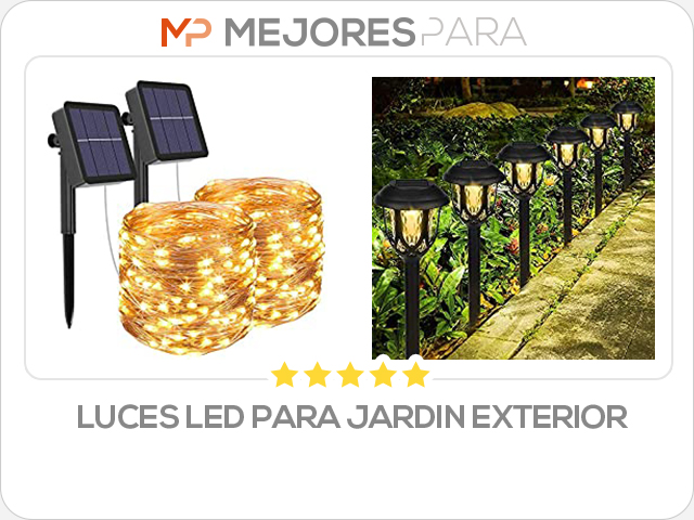 luces led para jardin exterior