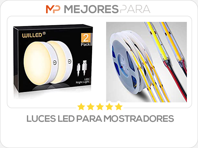 luces led para mostradores